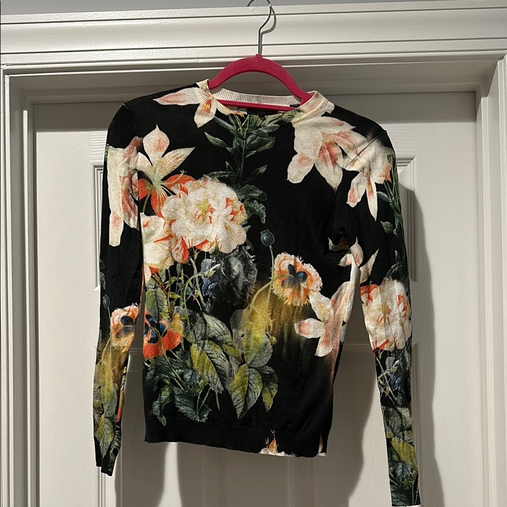 Ted Baker Floral Black Women's Top